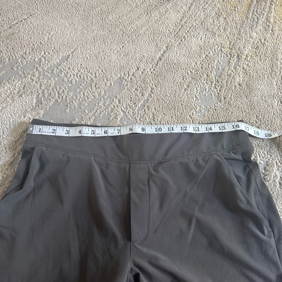 Athleta Brooklyn Mid Rise Ankle Pants gray slim leg taper athletic 12 - Picture 7 of 10